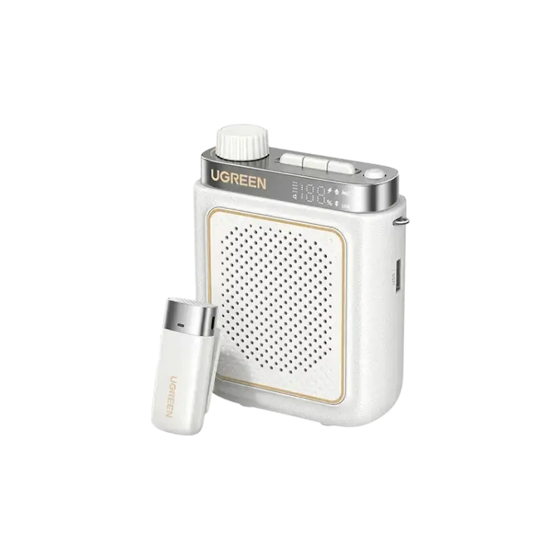 UGREEN V6 Little Bee Portable Megaphone Wireless Lavalier Microphone Edition