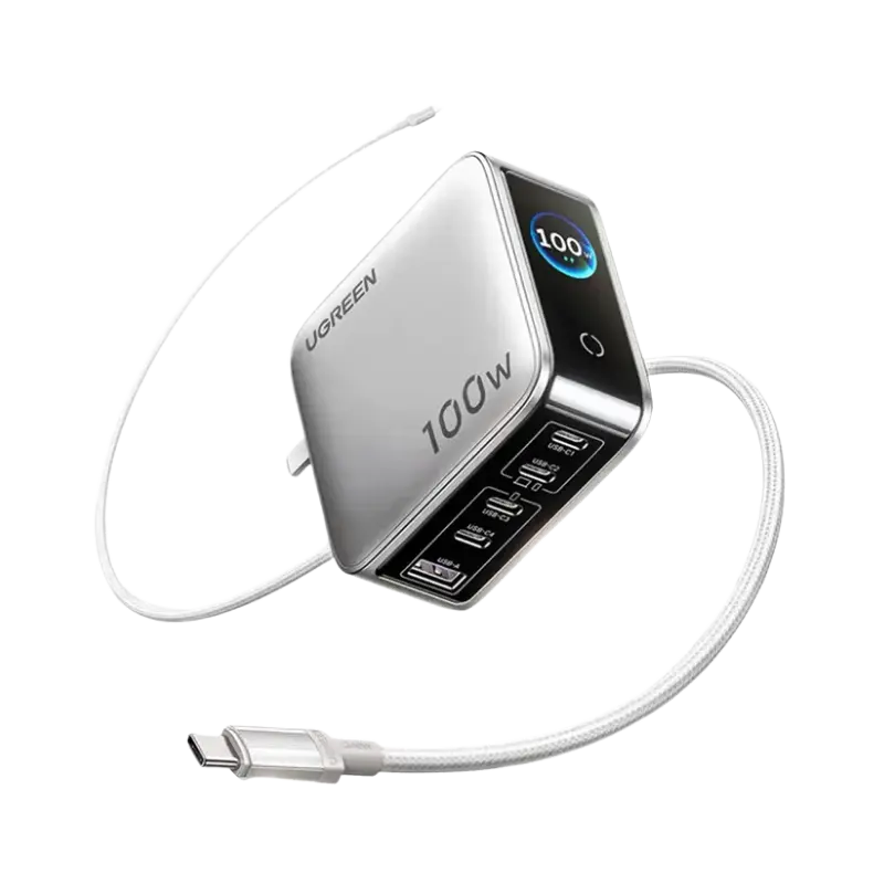 UGREEN X773 Nexode Pro 100W 5-Port Smart Display GaN Charger
