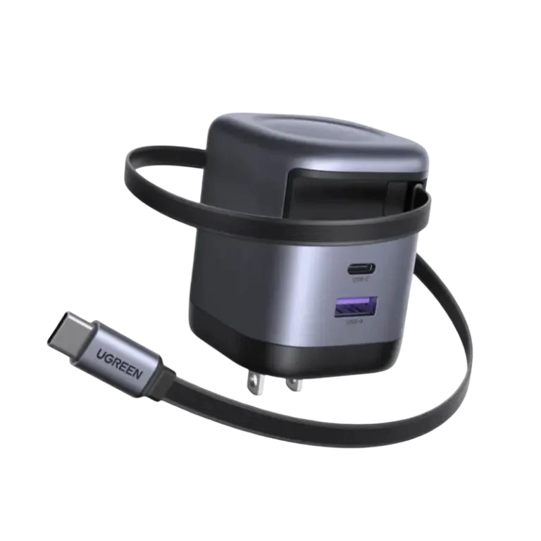Ugreen Nexode X605 65W Gan Charger with Retractable USB C Cable