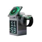 Valdus S5 Pixel Dock 5-in-1 Wireless Charger with Speaker and Clock
