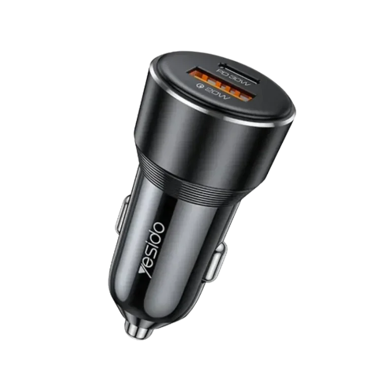 YESIDO Y64 Premium 50W Dual-Port Car Charger