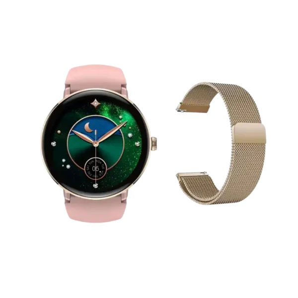 Zeblaze Lily 2 AMOLED Smartwatch with Dual Strap